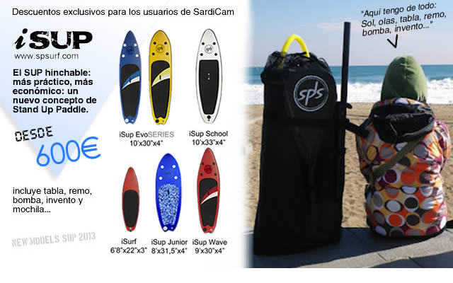 Tablas SUP hinchables a precios especiales en SardiCam